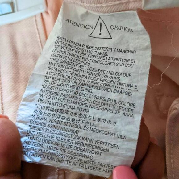 Zara Trafaluc Jeans Women's Size 4 Dusty Rose Slim Fit Cropped Y2K Core Denim - Picture 14 of 16